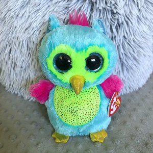 Beanie Boo RARE Justice Exclusive Owl: Opal